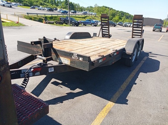 2008 TRAIL TRAIL RITE 8716BBD 16' EQUIPMENT TRAILER
