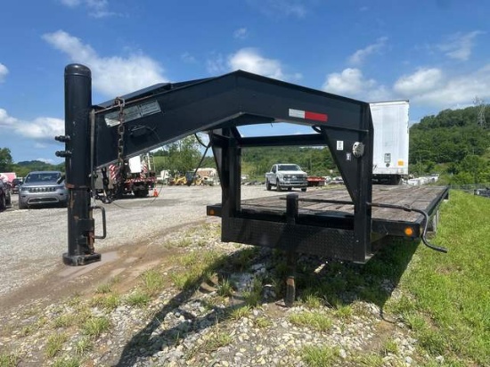 2006 Top GOOSE NECK TANDEEM FLATBED TRAILER