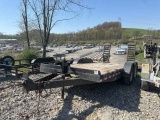 2008 Trailer TRAIL RITE 8716BBD 16'EQUIP TRAILER
