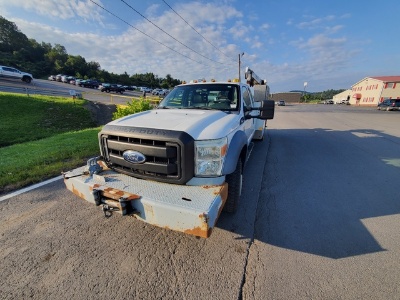 2011 Ford F 550 4X4 EXT CAB UT BODY LIFTMOORE 2550 CRANE