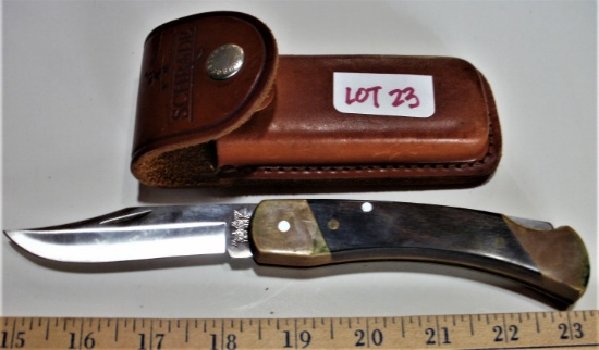 Schrade lockback skinning knife