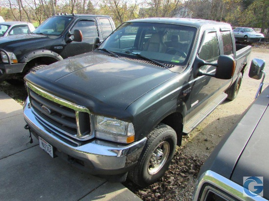 2004 Ford F-250 diesel 4x4 pickup with 4-doors (VIN: 1FTNW21P04EB11359)