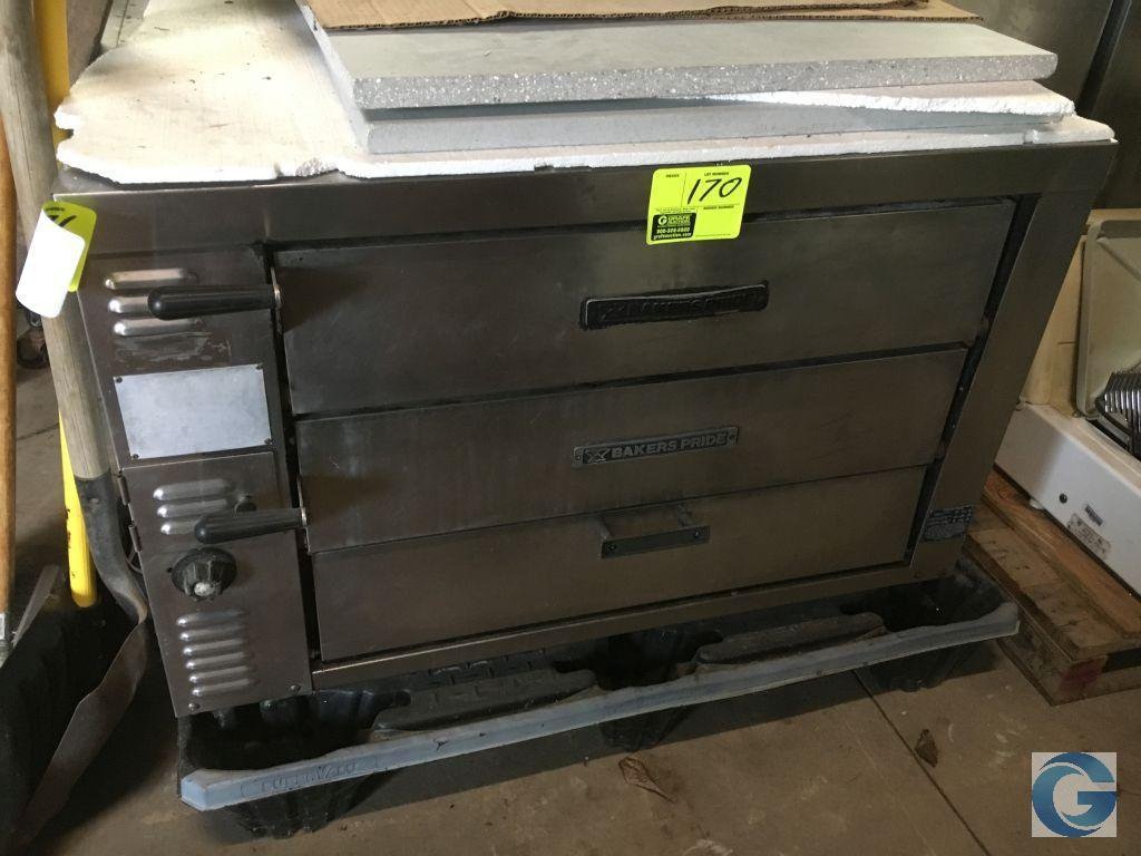 Bakers Pride Gp610030 Gas Countertop 2 Deck Pizza Oven