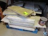 Pallet of poly boards