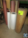 Assorted rolls of paper
