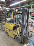 CAT T30D (ser #5GB08180) propane 3000-lb. forklift with 154