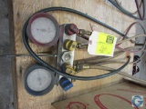 Freon gauge set