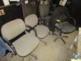 Assorted office chairs