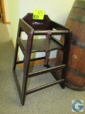 Wood high chair