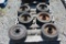 (6) 16 x 5 x 10 1/2 Forklift Tires w/ Rims