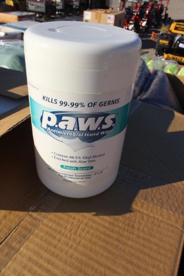 (9) Cases of PAWS Antimicrobial Wipes