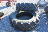 Lot of (2) 18.4-34 Tractor Tires