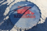 Arkansas Razorback Saw Blade Decoration