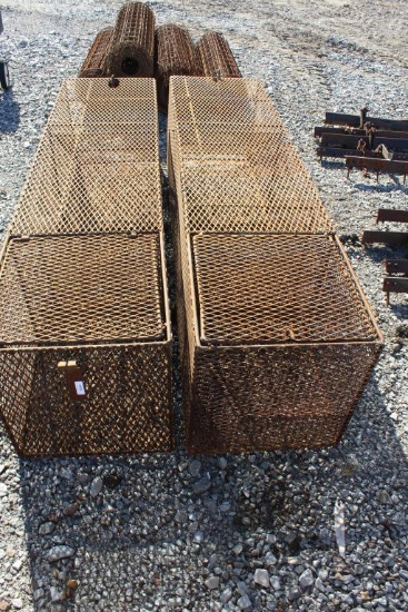 Lot Of (2) Large Live Traps