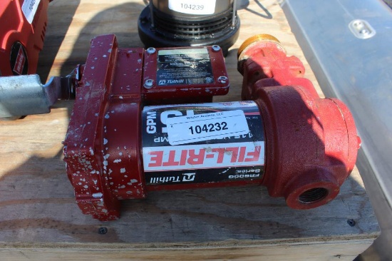 Fill-Rite 15gpm AC Pump