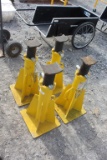 (4) 25-Ton Jack Stands