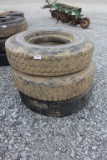 (3) 11R24.5 Tires w/ Dayton Wheels