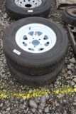 (2) Unused 205-75/14 Tires & Rims