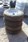 (4) ST205/75R15 Trailer Tires w/ 5 Hole Rims