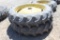 (2) 13.6-48 Tires w/ John Deere Rims