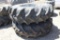 (2) 20.8R38 Tires w/ Case IH Rims