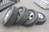 (4) Bridgestone P265/70R17 Tires w/ Rims