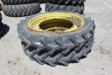 (2) 320/90R46 Tires w/ John Deere Rims
