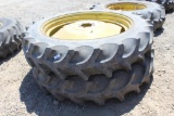 (2) 13.6-48 Tires w/ John Deere Rims