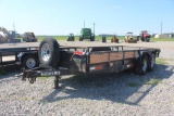 2010 Brothers Mfg 18' T/A Utility Trailer
