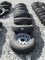 (8) Unused ST205/75R15 w/ 6 Hole Tire Rims