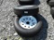 (2) Unused ST205/75R15 Tires w/ 5 Hole Rims