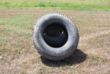 (3) 385/65R22.5 Dirt Pan Scraper Tires