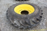 (1) 420/85R34 Tire w/ John Deere Rim