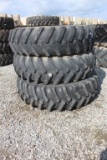 Lot of (3) 18.4R38 Tires w/ John Deere Rims