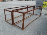 Lot of (2) 8' Steel Table Frames