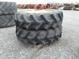 Lot of (2) 18.4R38 Tires w/ John Deere Rims