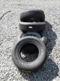 Lot of (5) Miscellaneous Trailer Tires w/ 4 Rims