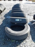 Lot of (10) 11R24.5 Truck Tires
