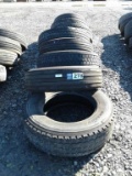 Lot of (10) 24.5 Truck Tires
