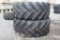 Lot of (2) 710/70R42 Tires w/ John Deere Rims