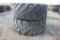 Lot of (2) 710/70R42 Tires w/ John Deere Rim