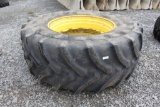 (1) 710/70R42 Tire w/ John Deere Rim