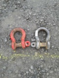 Lot of (2) 17-Ton Clevis w/ Pins