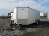 2014 WOW 18' T/A Enclosed Cargo Trailer