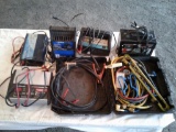 Lot of Freon Gauges, Battery Chargers, & Misc
