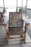 Homemade Wooden Rocking Chair