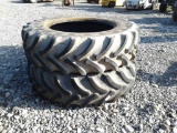 (2) 420/85R34 Firestone Tractor Tires