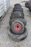 Lot of (12) Implement & Truck Tires & Rims