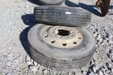 (2) 285/75R24.5 Tires w/ Aluminum Rims