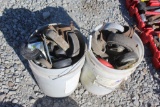 Lot of (2) Bucket of Casters